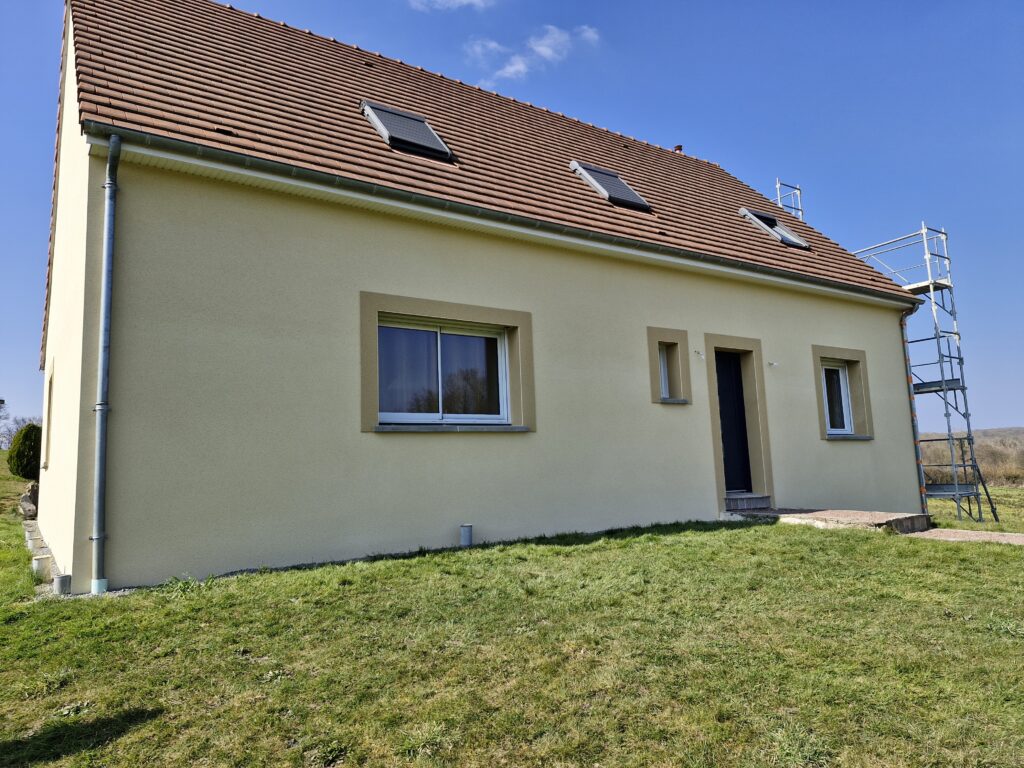 Ravalement maison - enduit