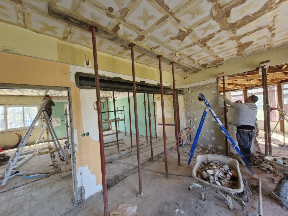 réhabilitation complète d'un batiment