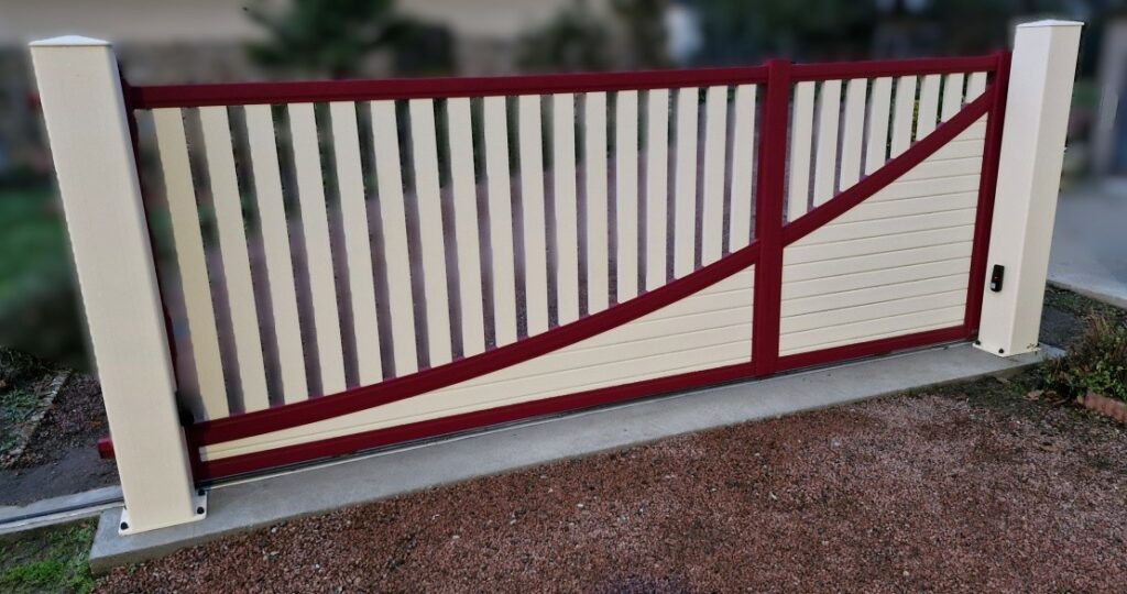 Réalisation d’un seuil de portail en maçonnerie au Luart (Sarthe)